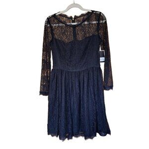 Women’s Size 8 Juicy Couture Pitch Black Lace Dress